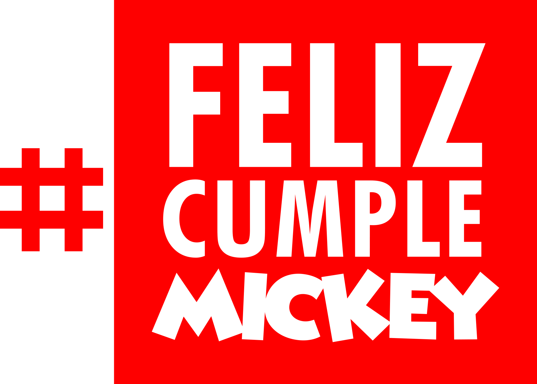 cumpleaños Mickey Mouse
