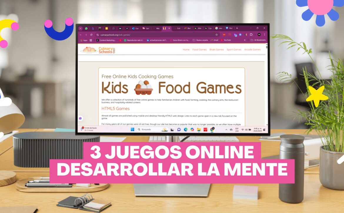 Niños jugando juegos educativos online recomendados por An Inspiring Mom