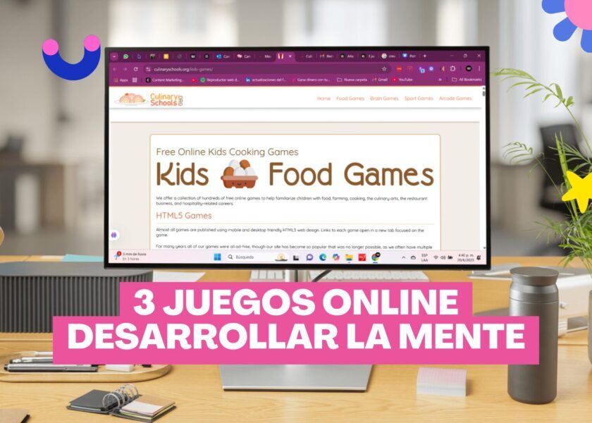 Niños jugando juegos educativos online recomendados por An Inspiring Mom