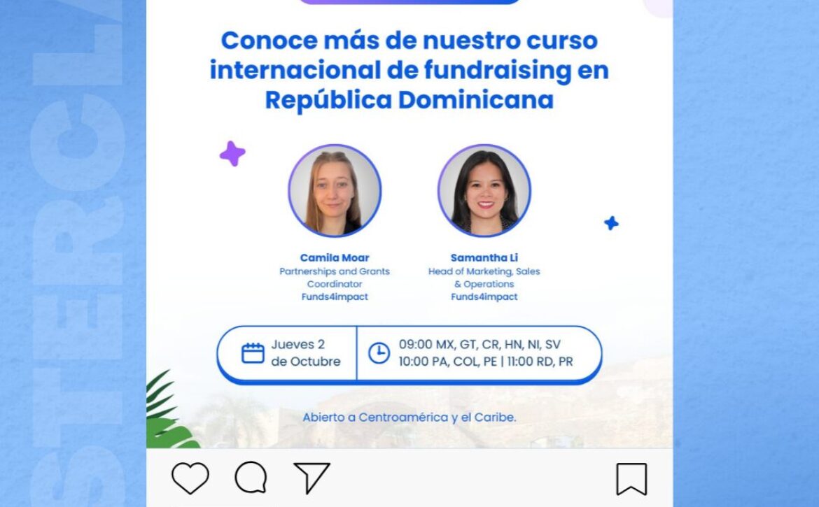 “Cómo elaborar una estrategia de fundraising diversificada y sostenible en el tiempo”