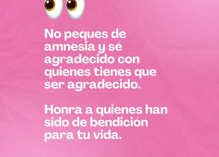 La gratitud impuesta no es gratitud