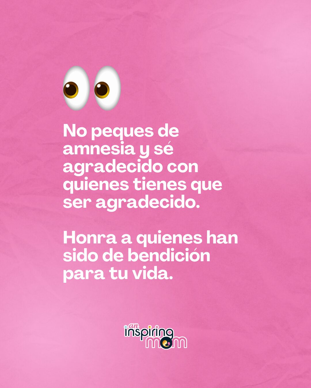 La gratitud impuesta no es gratitud